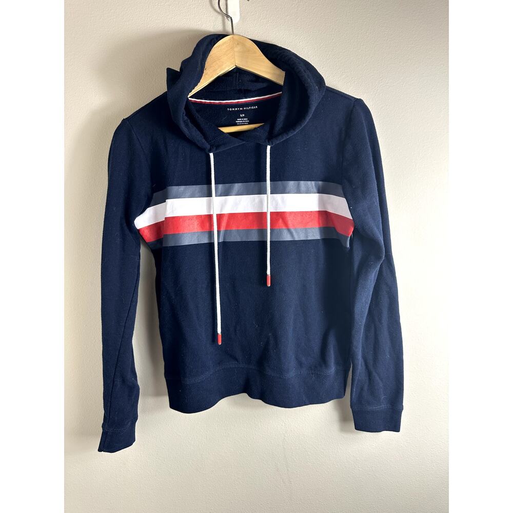 Tommy Hilfiger‎ Lightweight Stripe Hoodie Size Small